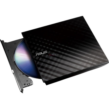 Asus sdrw-08d2s-u lite ekstern dvd-brænder (sort højglans, m-disc, detailhandel)
