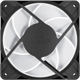 Arctic p12 pro a-rgb kabinet blæser (sort, 120 x 120 x 25 mm, pwm)