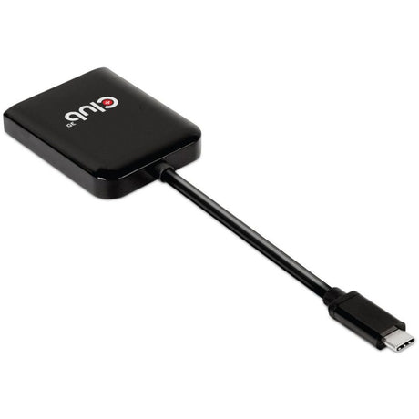 Club 3D USB 3.2 Gen2 Type-C (DP Alt-Mode) til DisplayPort Dual Monitor 4K60Hz M F MST Hub DisplayPort Splitter (sort)