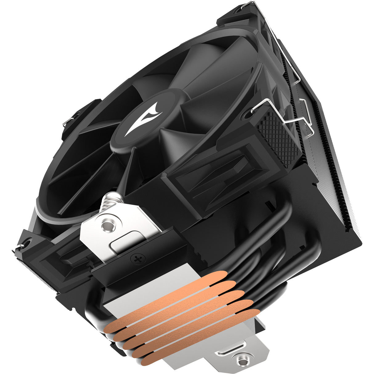 Sharkoon a50 CPU køler (sort, 4-benet PWM blæserstik)