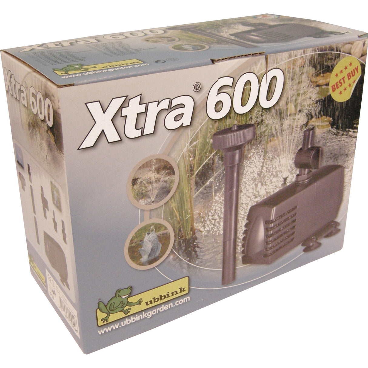 Ubbink - xtra - 600 - springvandspumpe - dampumpe