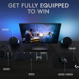 Logitech Logitech G512 Carbon LightSync RGB Mekanisk spiltastatur