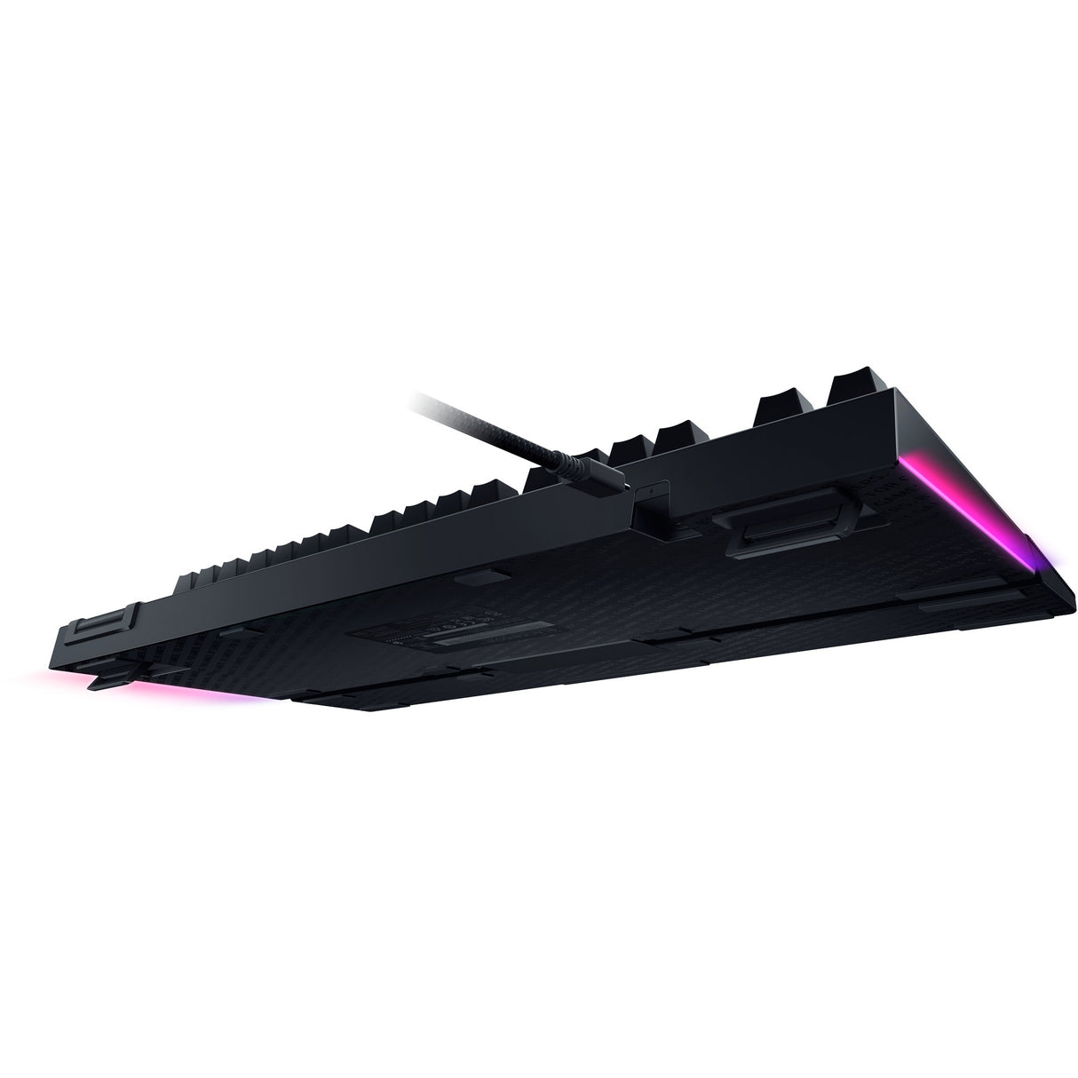 Razer blackwidow v4, gaming tastatur (sort, us layout, gul, rgb lysdioder, doubleshot abs)