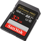 Sandisk Extreme Pro SDHC 32 GB hukommelseskort (sort, UHS-I, Class 10, U3, V30)
