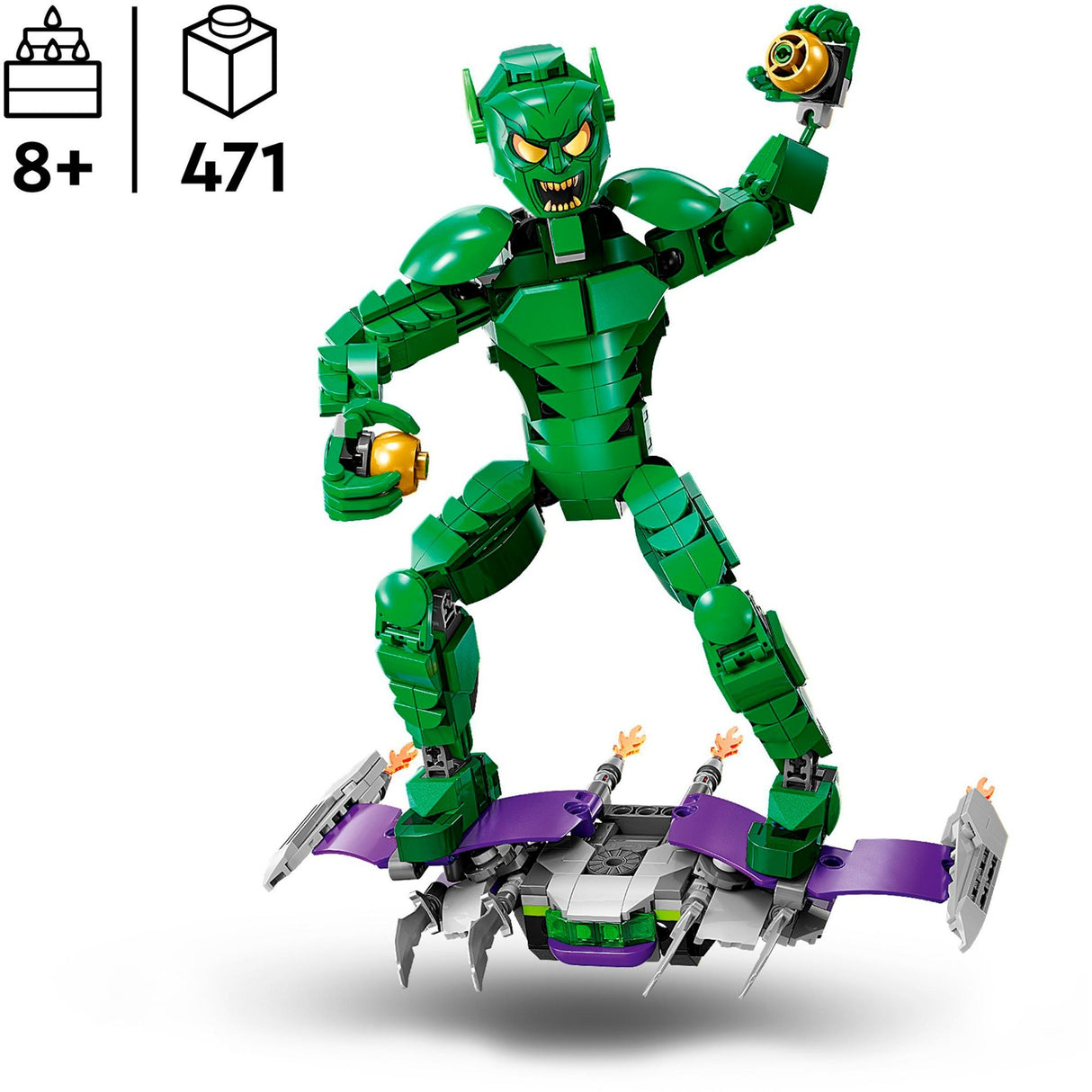 Lego Super Heroes 76284 Green Goblin Construction Figur