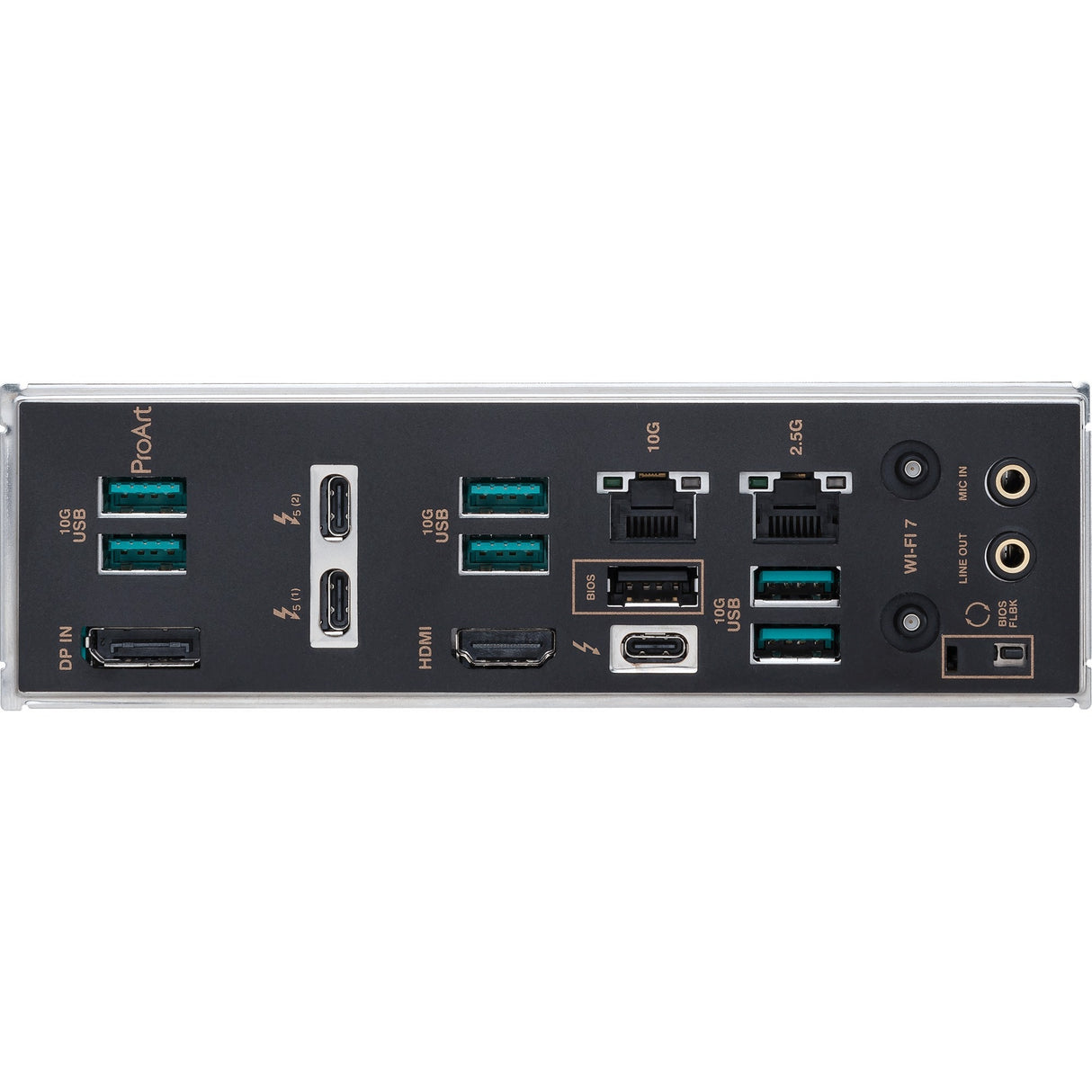 Asus ProArt Z890-Creator WiFi Socket 1851 bundkort (RAID, 2,5 GB-LAN, 10 GB-LAN, Wi-Fi 7, BT, lyd, ATX)