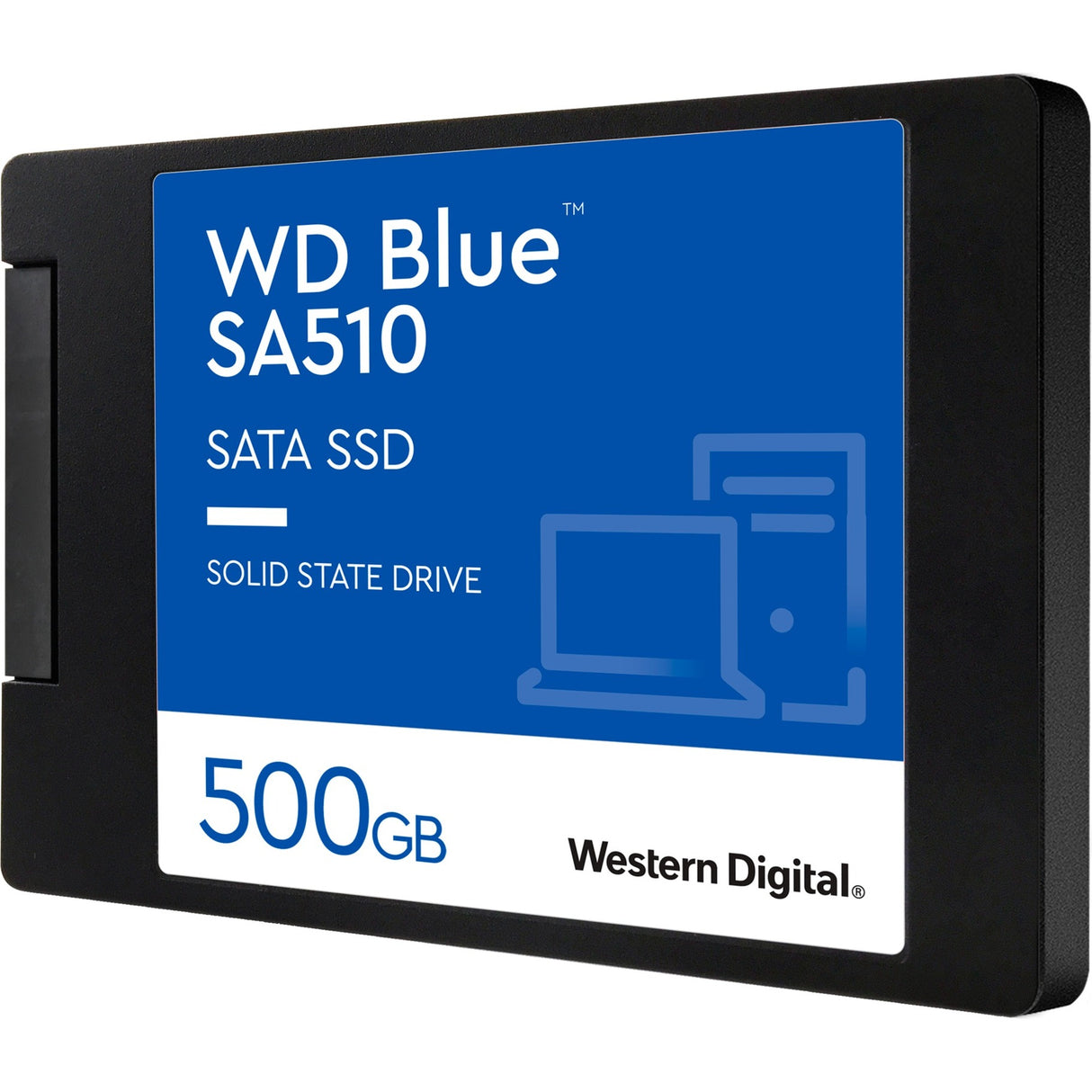 Wd blå sa510 500gb ssd (s500g3b0a, sata 600)