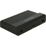 Delock external USB 3.2 gen 2 4 port hub 10Gbps USB hub (black)