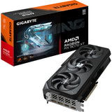 Gigabyte Radeon RX 9070 XT Gaming Oc 16G grafikkort (sort, 2x DisplayPort, 2x HDMI 2.1, Rdna4)