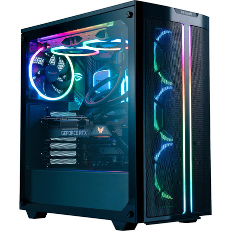 Vær stille! light wings pwm rgb kabinet blæsere (sort, 3 stk, 120 x 120 x 25 mm)