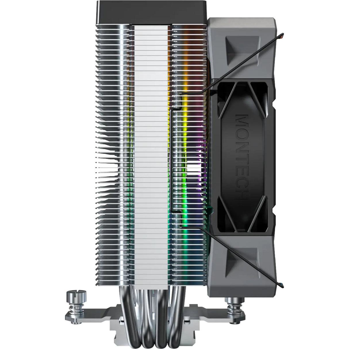 Montech NX400 ARGB CPU-køler (sort, 4-bens PWM)