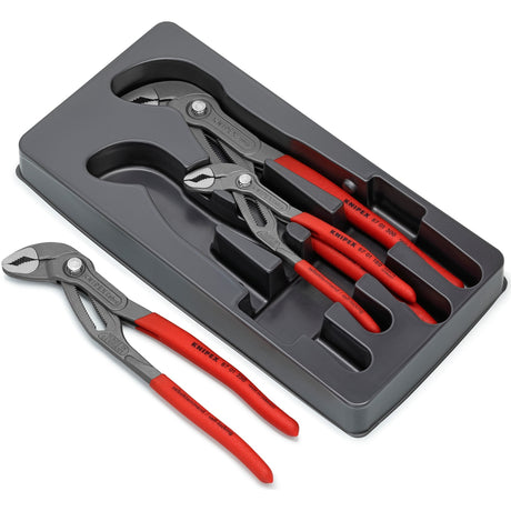 Knipex cobra sæt 00 20 09 v02 tangsæt (rød, 3-delt)