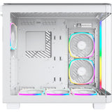 Montech king 95 pro midi tårnhus (hvid | 2x USB-A | 1x USB-C | RGB | hærdet glas)