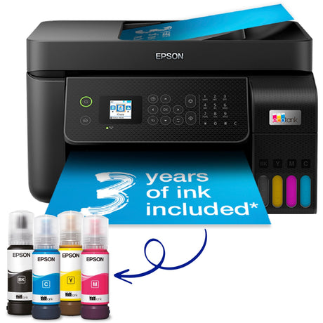 Epson ecotank et-4800 alt-i-en inkjetprinter med faxfunktion (sort)
