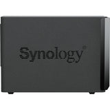 Synology diskstation ds225+ nas (sort, 1x 1GB LAN, 1x 2,5GB LAN, 2x USB 3.2 gen 1)