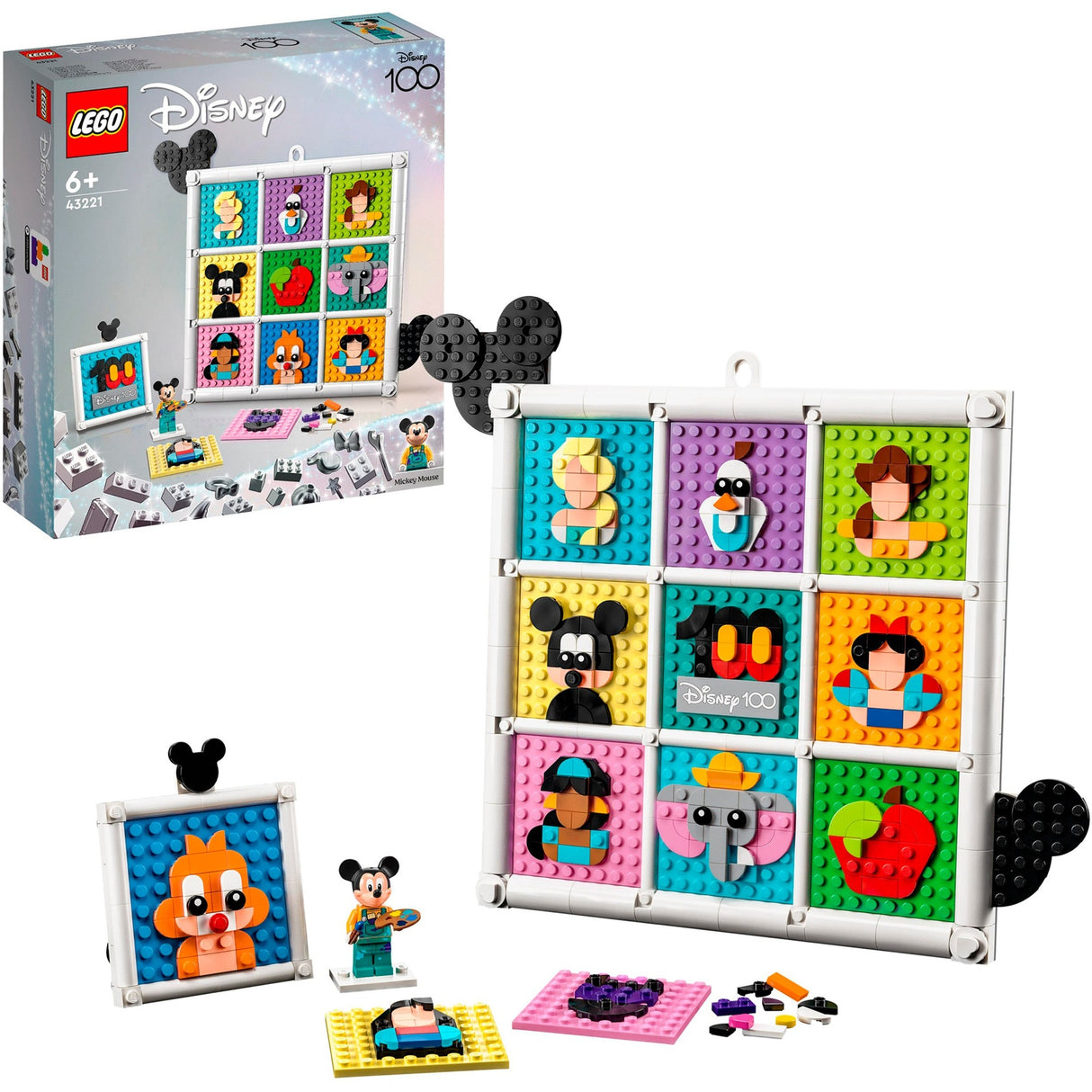 Lego Disney - 100 år med Disney animationsfigurer byggelegetøj (43221)