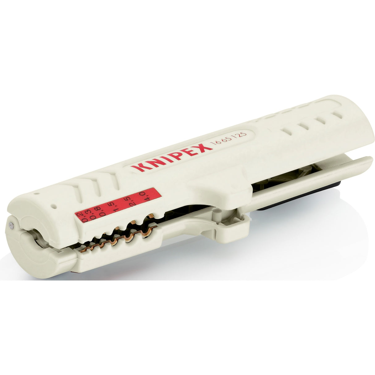Knipex 16 65 125 sb kabelstripper velegnet til: cat5 kabel 4,5 til 10 mm 0,2 til 4,0 mm²