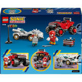 Lego Sonic the Hedgehog 77118 Silvers Car vs. knuckles' monstertruck