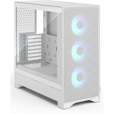 Fractal design pop 2 air rgb midi tower behuizing (wit | 1x usb-a | 1x usb-c | rgb | tempered glass)