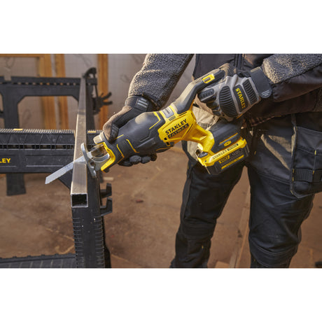 Stanley fatmax v20 18v borstelloze reciprozaag (zwart geel, accu en oplader niet inbegrepen)