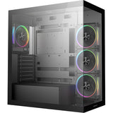 Deepcool CG580 4f v2 midi tårnhus (sort | 2x USB-A | 1x USB-C | RGB | hærdet glas)