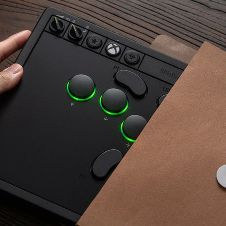 8bitdo arcade controller til xbox (sort, 2,4 ghz usb, xbox series x|s, xbox one, pc)