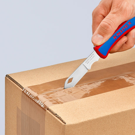 Knipex elektriker lommekniv 16 20 50 sb (rød blå, længde 120 mm)