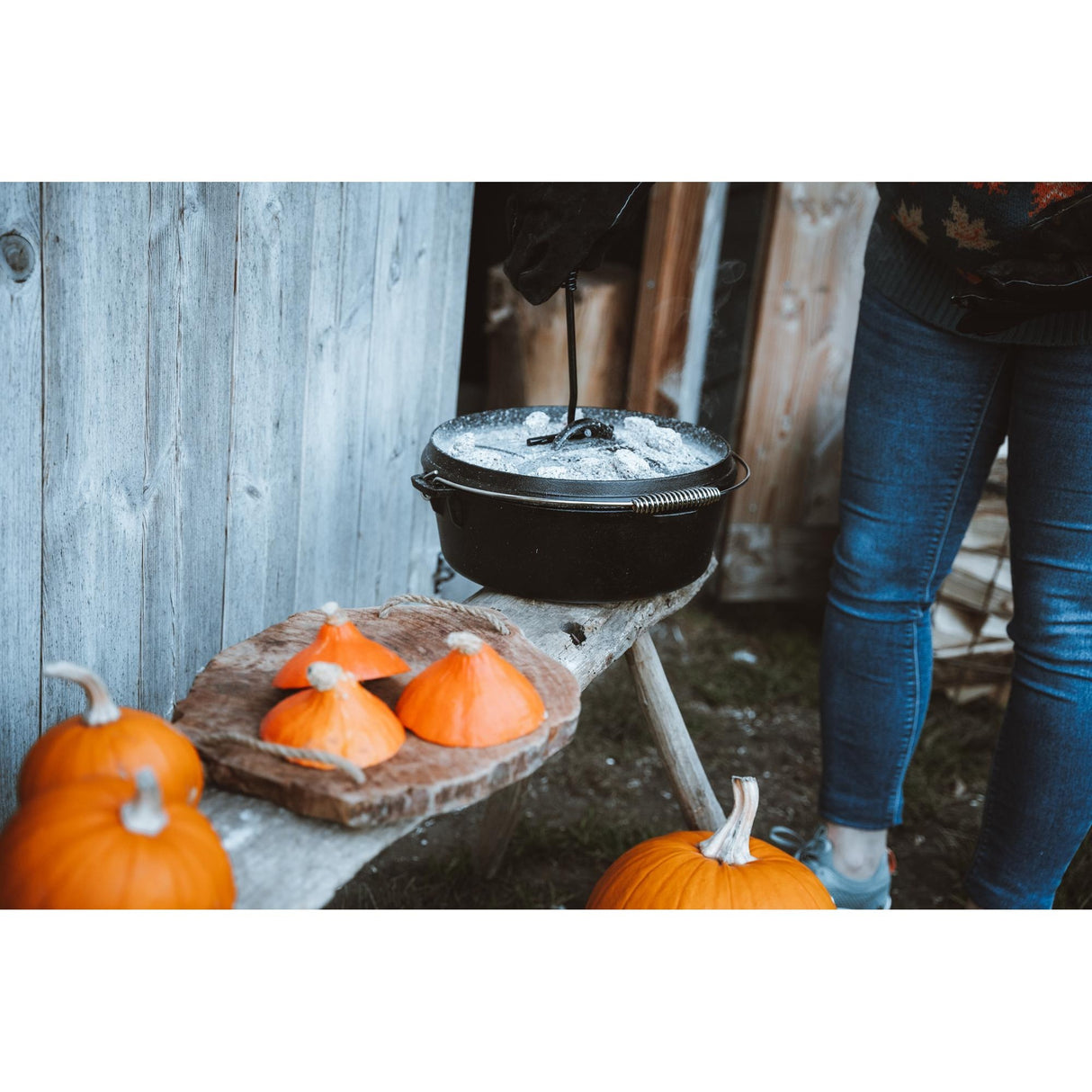 Vindmøllelågløfterens grillbestik (sort)