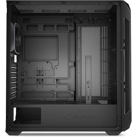 Sharkoon ak5g rgb midi tårnhus (sort | 2x usb-a | 1x usb-c | rgb | hærdet glas)
