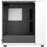 Fractal design nord midi tårnhus (hvid træfarve | 2x USB-A | 1x USB-C | hærdet glas)