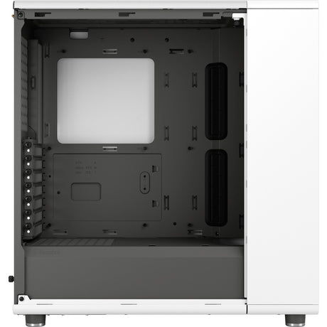 Fractal design nord midi tårnhus (hvid træfarve | 2x USB-A | 1x USB-C | hærdet glas)