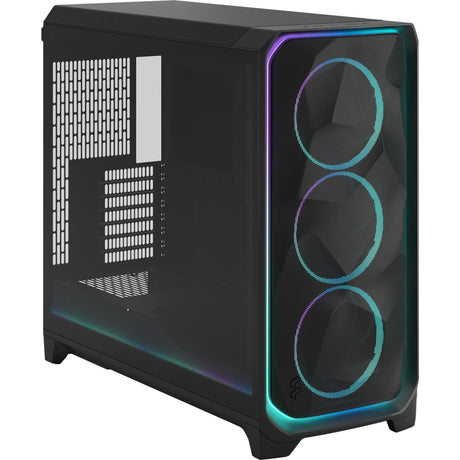 Fractal design meshify 3 xl ambience pro rgb stort tårnhus (sort | 2x usb-a | 1x usb-c | rgb | hærdet glas)