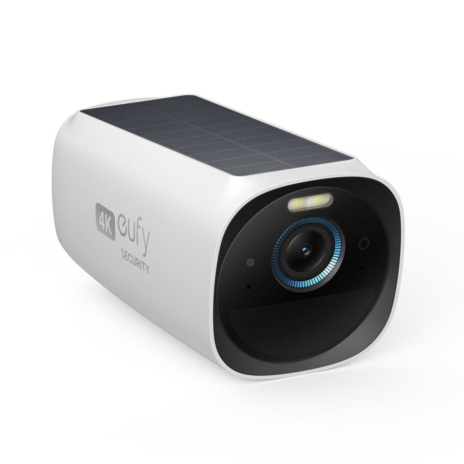 Eufy eufycam s330 (eufycam 3) add-on kamera (hvidt, integreret solpanel)