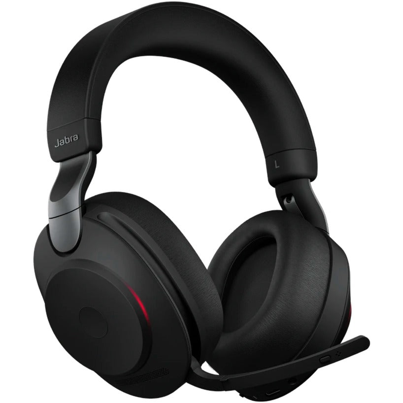 Jabra evolve2 85 over-ear headset (sort, microsoft teams, usb-c)