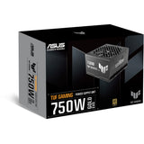Asus tuf gaming gold evo modulaire 750 watt voeding (zwart, 1x 12v-2x6, 2x pcie)