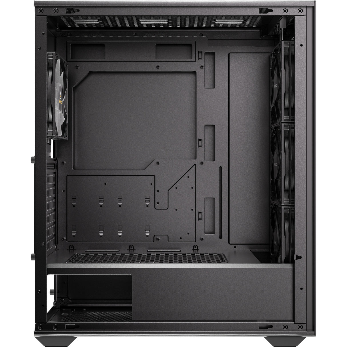 Antec ax85 argb midi tårnhus (sort | 2x usb-a | hærdet glas)