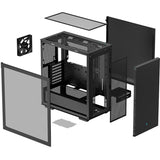 Deepcool ch510 midi tårnhus (sort | 2x USB-A | hærdet glas)