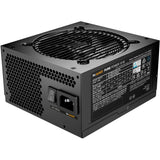 Vær stille! ren effekt 13 m modulær 1000 watt strømforsyning (sort, 1x 12v-2x6, 4x pcie)