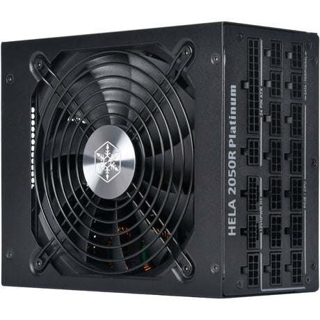 Silverstone hela 2050r platin, modulær 2050 watt strømforsyning (sort, 14x pcie)