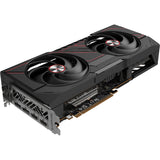 Sapphire Radeon RX 9070 Pulse grafikkort (sort, 2x skærmport, 2x HDMI, RDNA4)