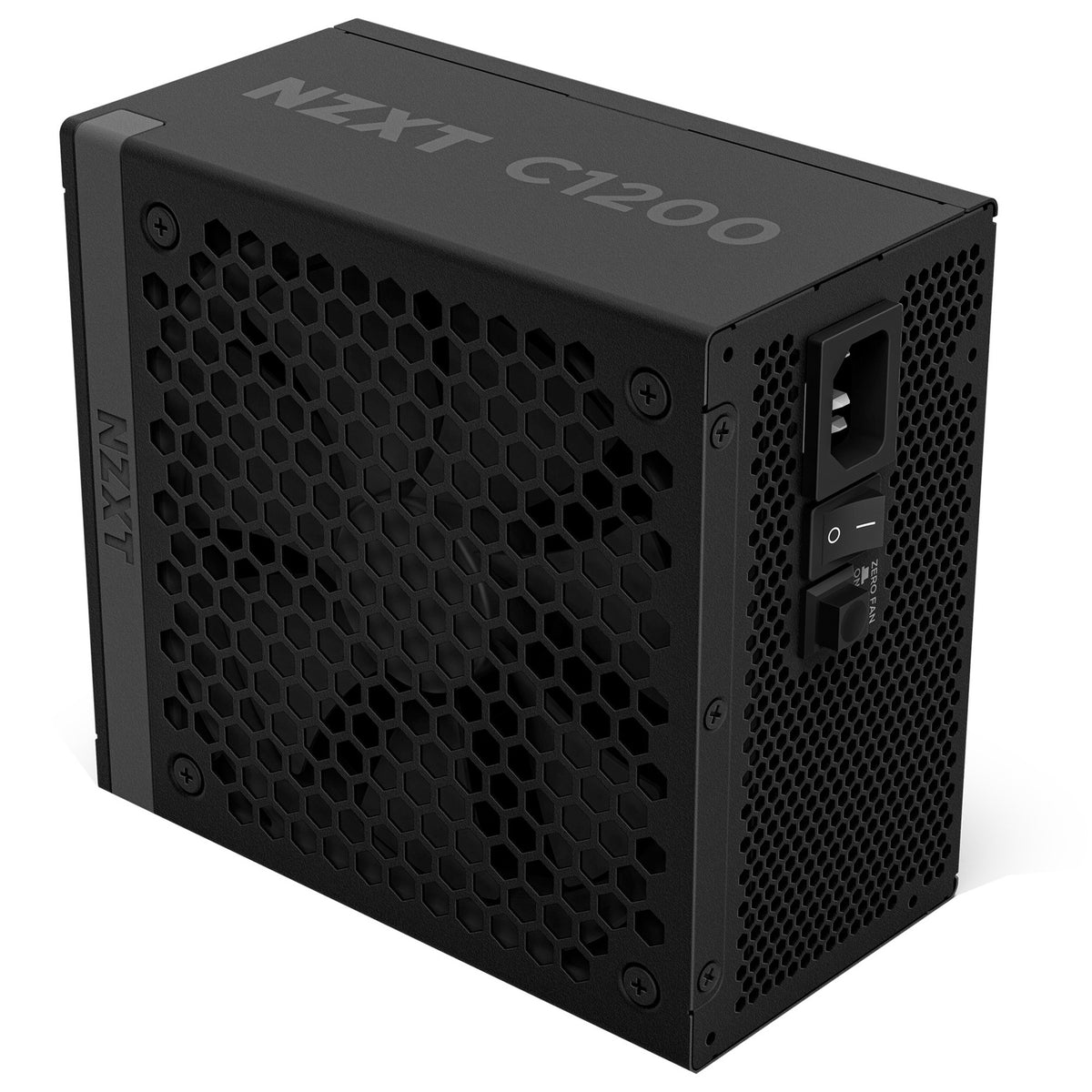 Nzxt c1200 gold atx 3.1 modulær 1200 watt strømforsyning (sort, 1x 12v-2x6, 3x pcie)