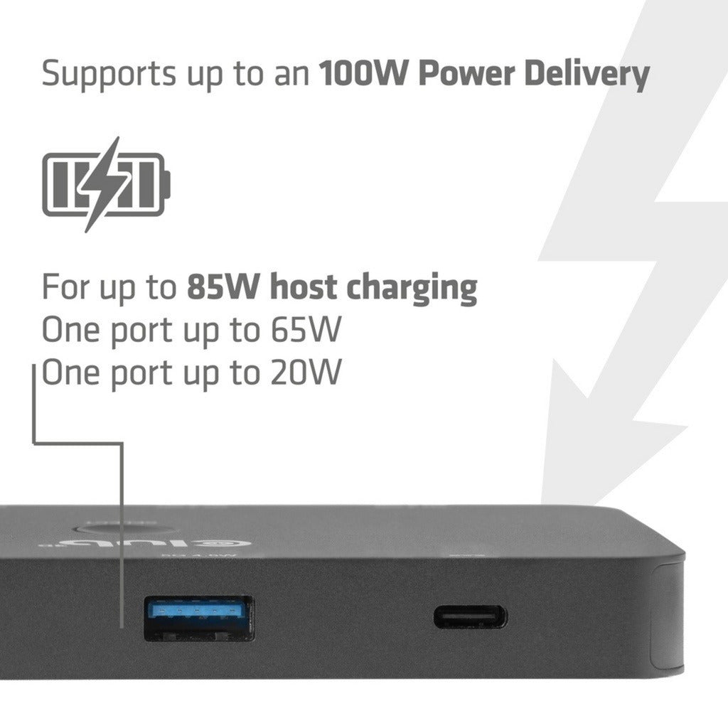 Club 3d csv-2512 kvm switch dual usb-c naar hdmi kvm-switch (zwart, 4k 60hz)
