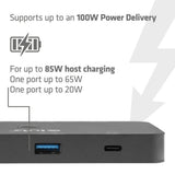 Club 3d csv-2512 kvm switch dual usb-c naar hdmi kvm-switch (zwart, 4k 60hz)
