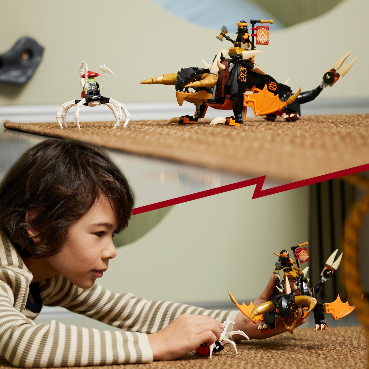 Lego Ninjago - Cole's Earth Dragon EVO Construction Toy (71782)