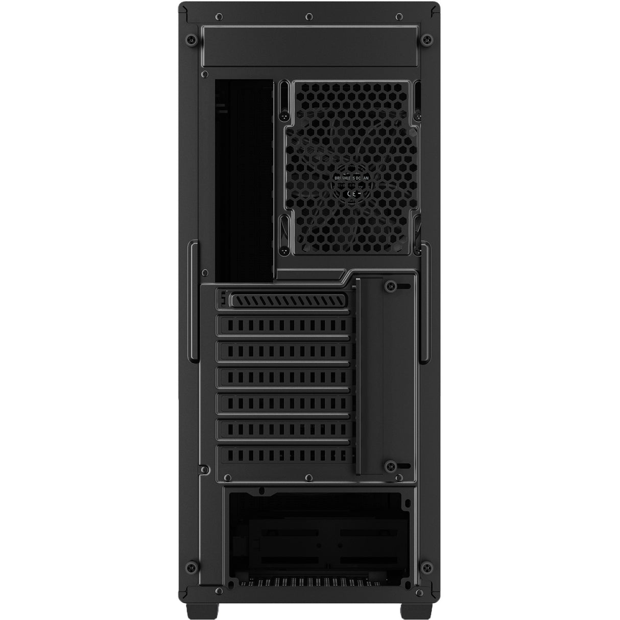 Sharkoon VK3 midi tårnhus (sort | 2x USB-A)