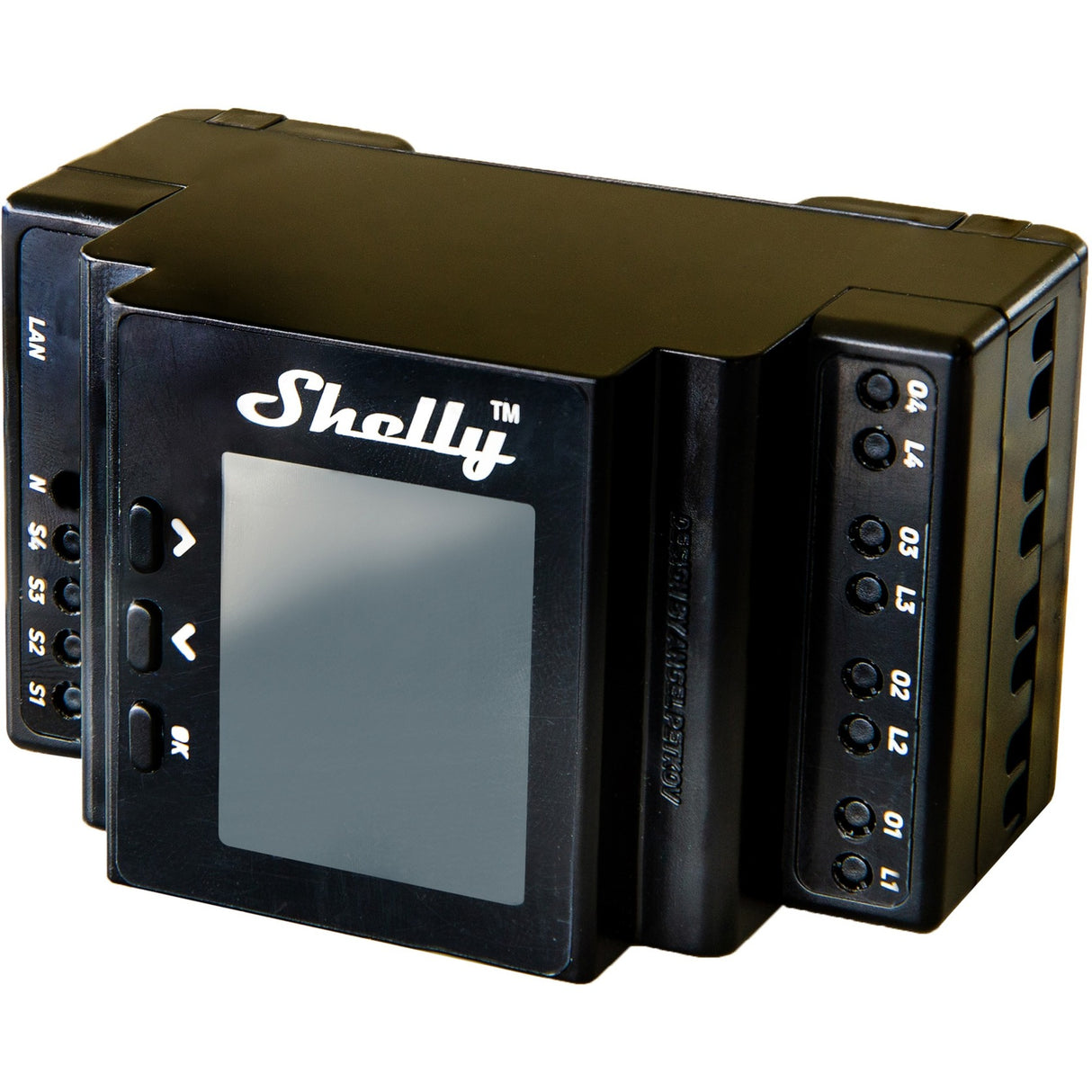 Shelly pro 16:00 relæ (4-kanals, WiFi, LAN, Bluetooth)