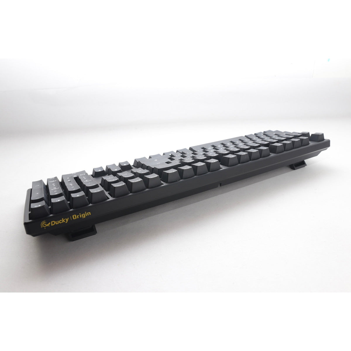 Ducky origin phantom black, tastatur (sort, us-layout, cherry mx red, hot swap, pbt double-shot keycaps)