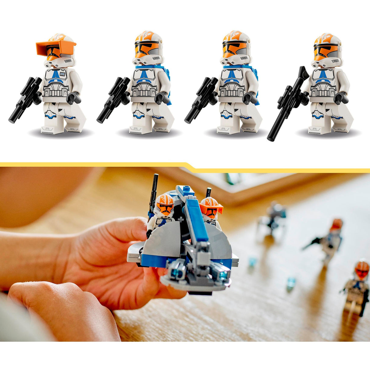 Lego star wars - 332nd ahsoka's clone trooper battle pack byggelegetøj (75359)