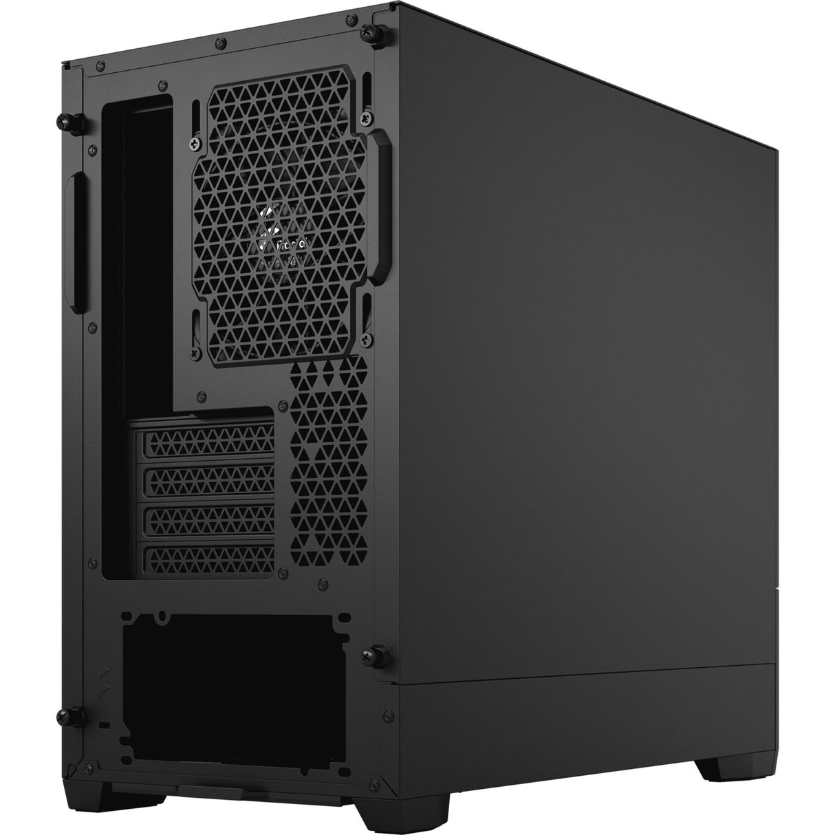 Fractal design pop mini lydløs sort solid midi tårnhus (sort | 2x USB-A)