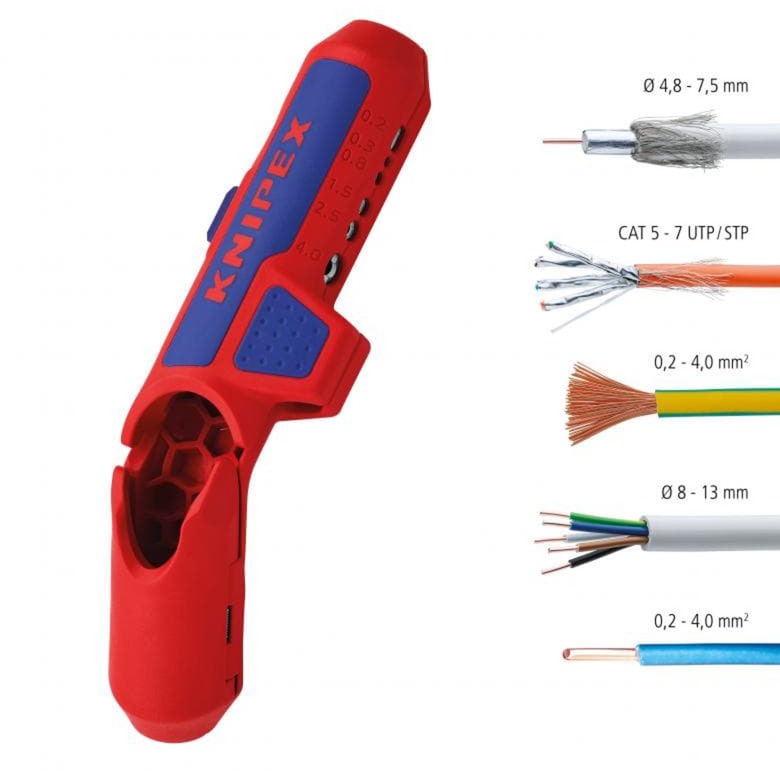 Knipex universal demonteringsværktøj - ergostrip venstre - rød